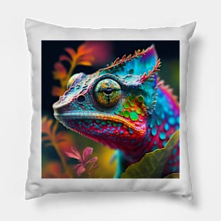 Living Life In Colour - Lizard Pillow