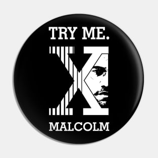 Malcolm X Pin