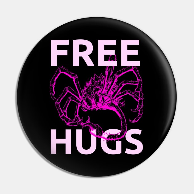 BFS - Free Hugs! - Pink Pin by JRobinsonAuthor