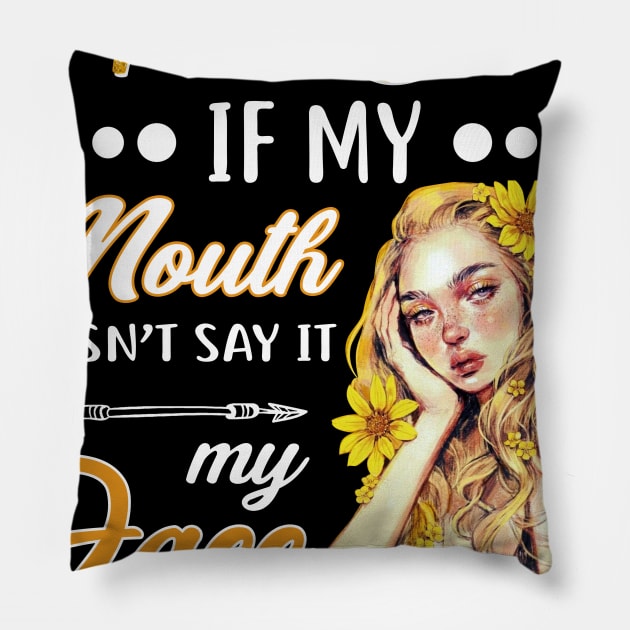 April Girl Funny Pillow by Adelinedtrickland