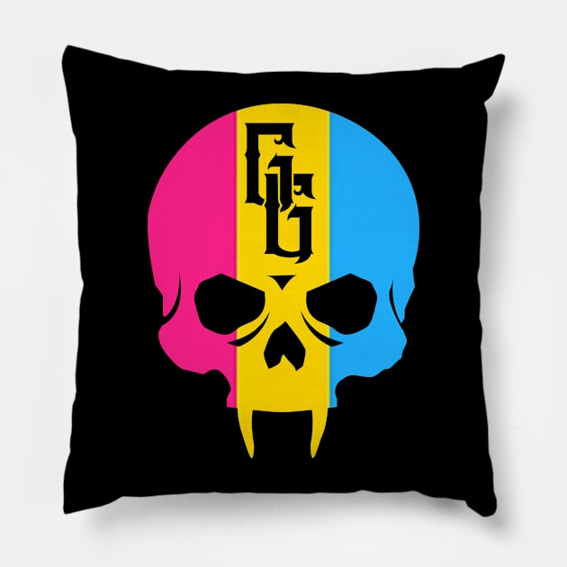 Pan Pride Gehenna Pillow by highcouncil@gehennagaming.com