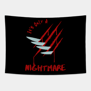 It's Only a Nightmare - Claws Halloween Tapestry