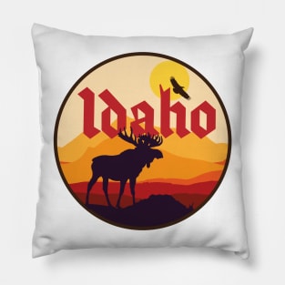 Idaho Moose Pillow