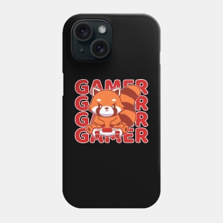 Cute Red Panda Gaming Phone Case