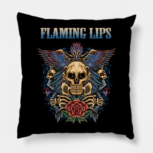 FLAMING LIPS BAND Pillow