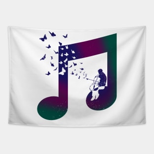 Music Cello Tapestry