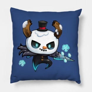 hollow knight snowman Pillow