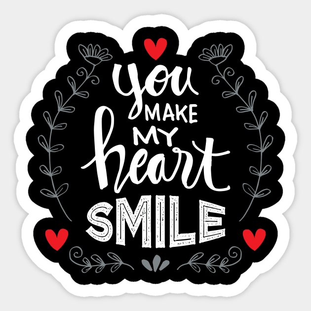 You Make My Heart Smile Sticker - You make my heart smile - Discover &  Share GIFs