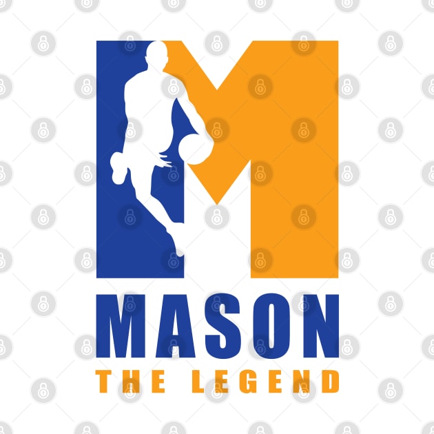 Mason Custom Player Basketball Your Name The Legend by Baseball Your Name