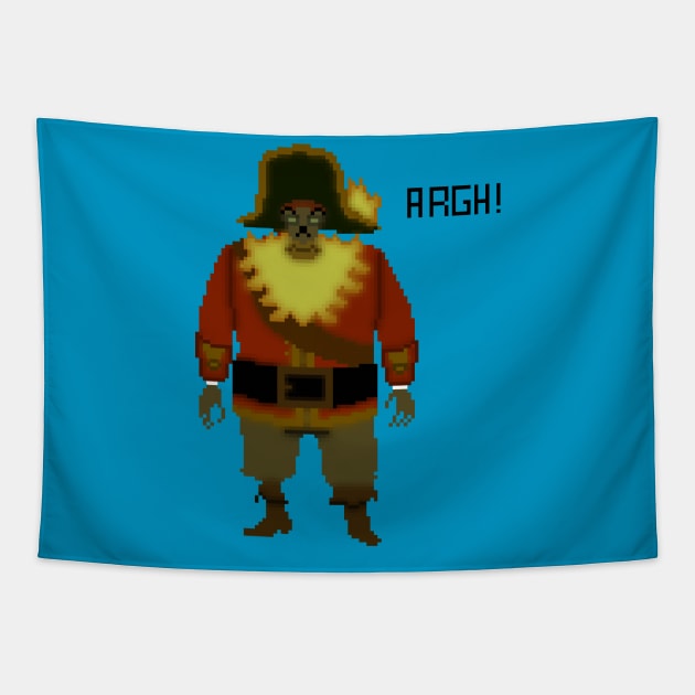 Captain Lechuck Tapestry by ShatteredPixels