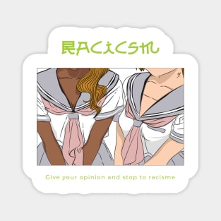 Racism T-shirt Design Magnet