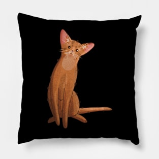 Abyssinian cat - gifts for cat lovers Pillow