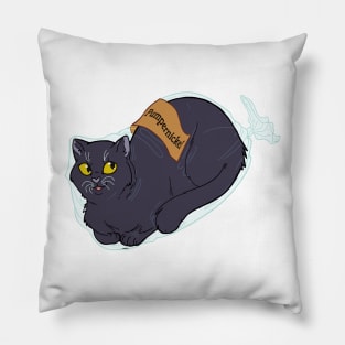 Catloaf: Pumpernickel (Black) Pillow