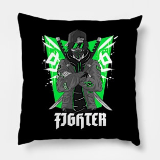 Fighter 1 Pillow