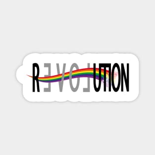 Revolution Love Rainbow Magnet