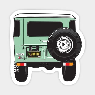 Landcruiser backside in Spring Green Magnet