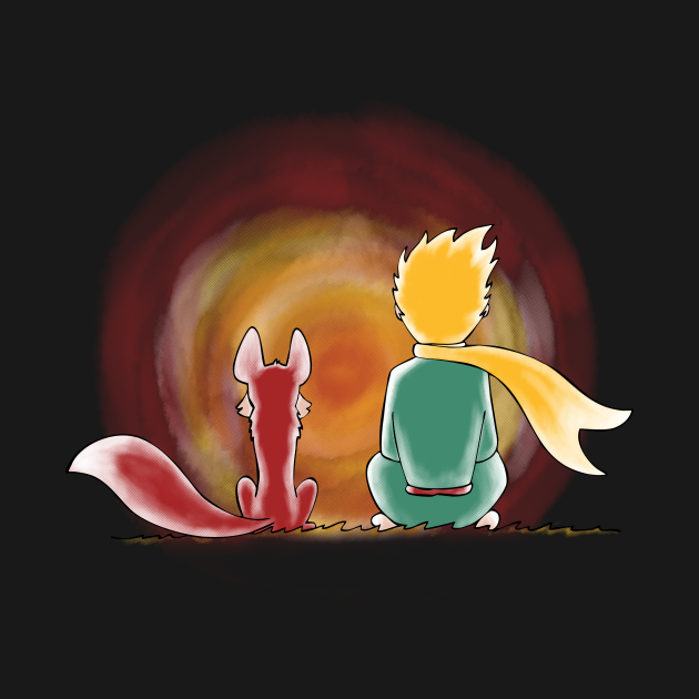 The Little Prince and the Red Fox - The Little Prince - T-Shirt | TeePublic