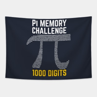 1000 Digits of Pi Memory Challenge - Pi Day Tapestry