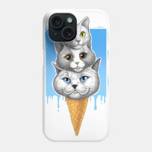 Ice-cream cats Phone Case