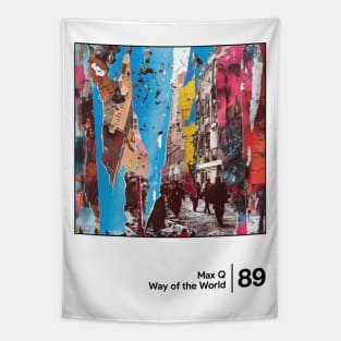 Way of the World - Minimal Style Graphic Artwork Design Tapestry