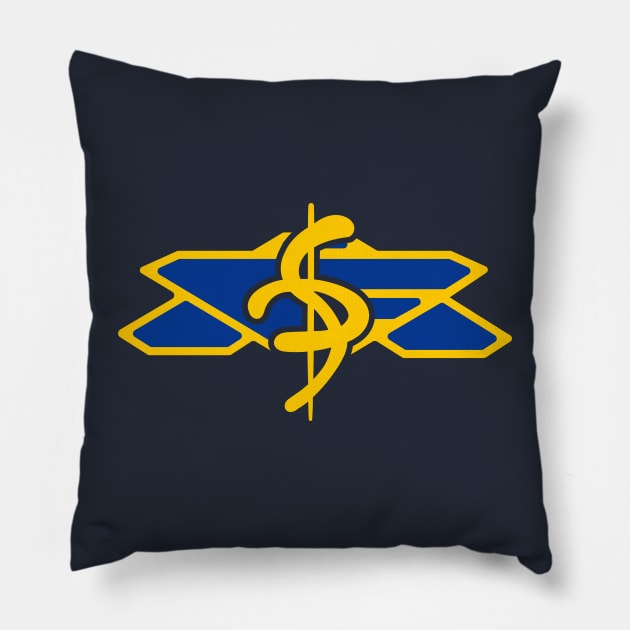 Earth Alliance Medical Emblem Pillow by Meta Cortex