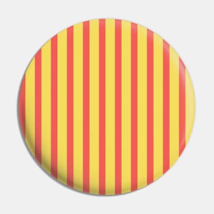 Addison | Red and Yellow Stripes Pattern Pin