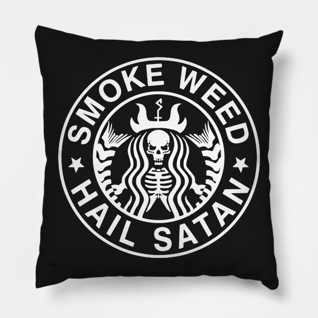 Satan Weed Pillow by agathatito