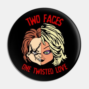 One Twisted Love - Chucky and Tiffany Pin