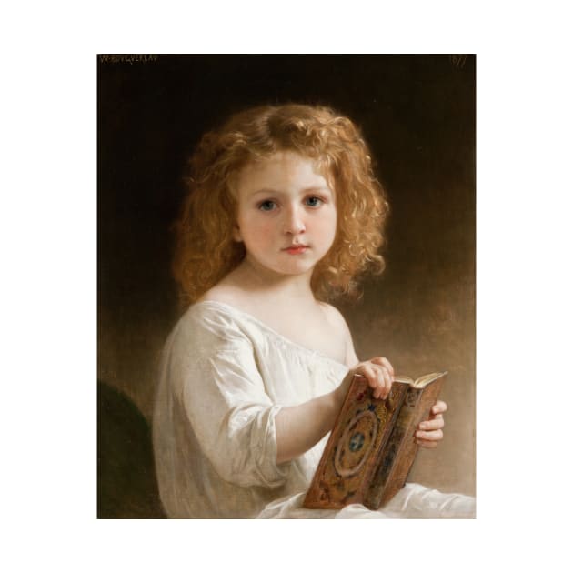 The Story Book by William-Adolphe Bouguereau by Classic Art Stall