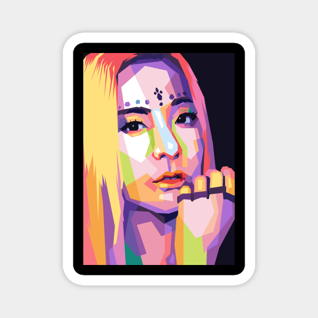 2ne1 dara Magnet by Danwpap2