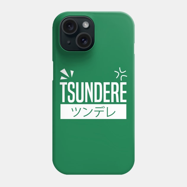 Tsundere Phone Case by cafephantom