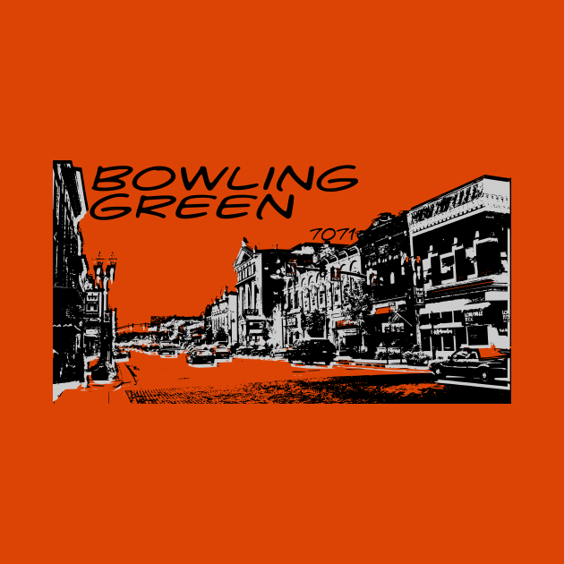 Bowling Green Comic Book City Ohio Long Sleeve TShirt TeePublic