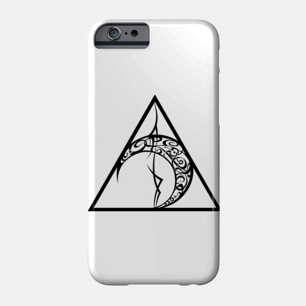 Harry Potter Deathly Hallows With Tribal Wand And Stone Black Elder Wand Resurrection Stone Invisibility Cloak Potterhead Severus Snape Gryffindor Deathly Hallows Phone Case Teepublic Au