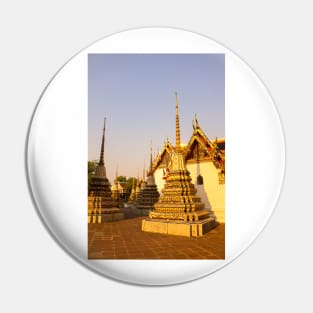 A group of small stupa at Phra Chedi Rai in Wat Pho temple complex, Bangkok V Pin