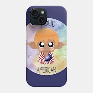 Proud to be American (Sleepy Forest Creatures) Phone Case