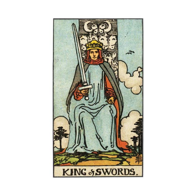 KING OF SWORDS by WAITE-SMITH VINTAGE ART