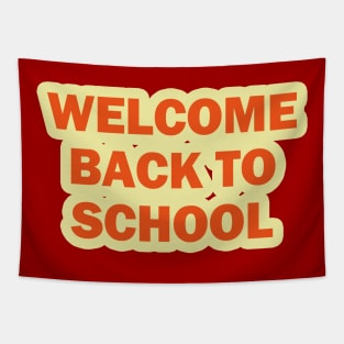 Welcome Back To School Tapestry