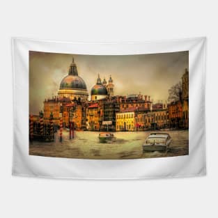 Sunset on the Grand Canal Venice Tapestry