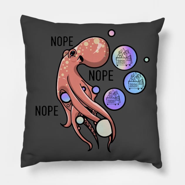 Just say nope to 2020 Pillow by C. M. Manfredi’s Emporium of Wonders 