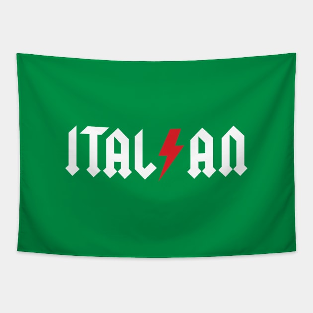 Italian (green, red) Tapestry by Assertive Shirts