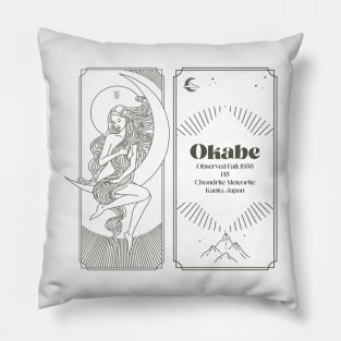 Meteorite Collector "Observed Fall: Okabe" Meteorite Pillow