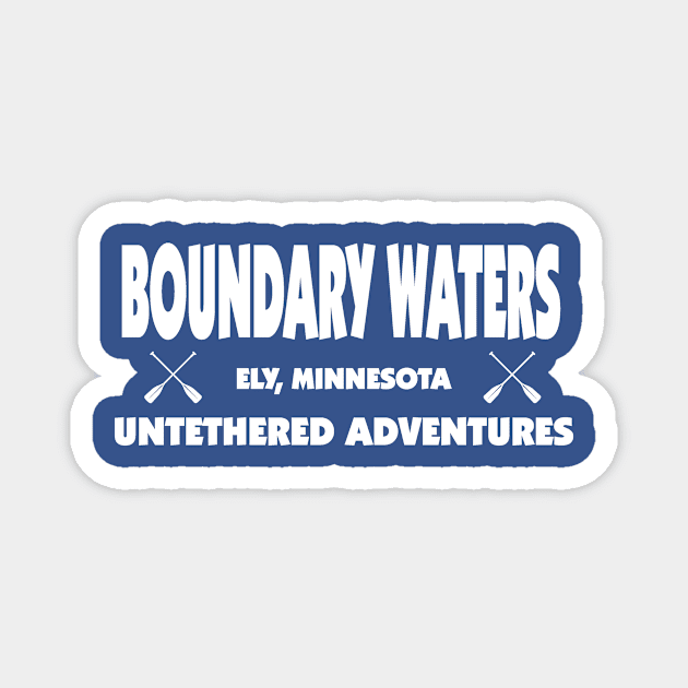 Untethered Boundary Waters Magnet by Untethered Adventures 