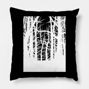 Forest of the Damned (negative) Pillow