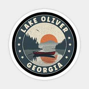 Lake Oliver Georgia Sunset Magnet