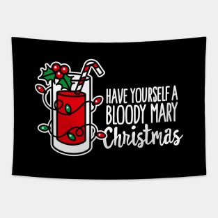 Have yourself a bloody mary Christmas funny xmas Merry Christmas wish Tapestry