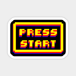 PRESS START Magnet