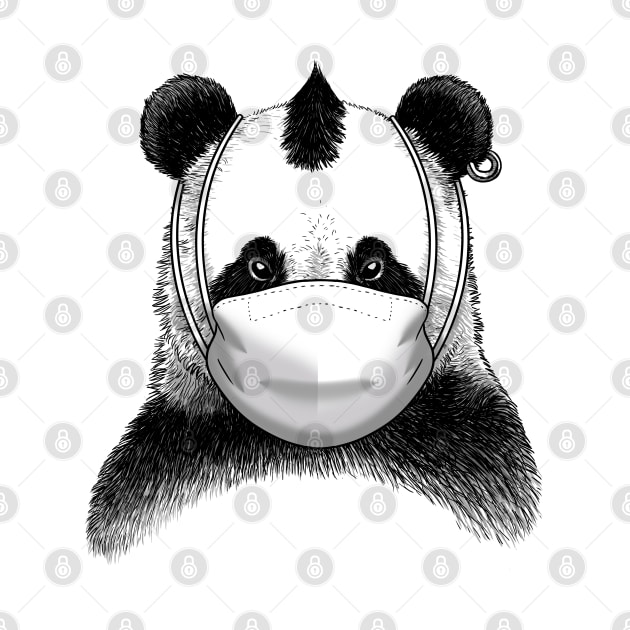 Mask Panda by albertocubatas