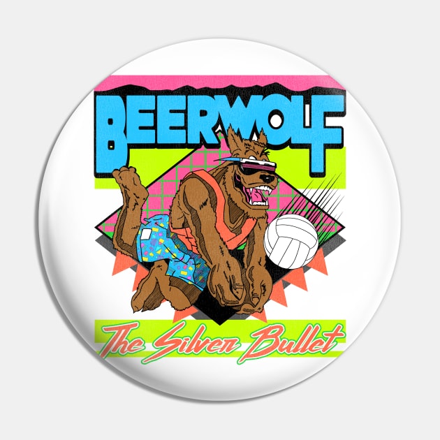 Beer Wolf Pin by darklordpug