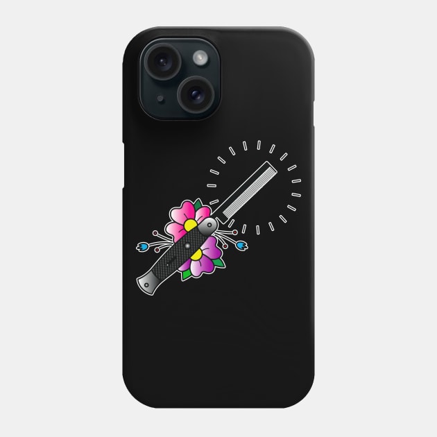 Switchblade Comb Phone Case by OrneryDevilDesign