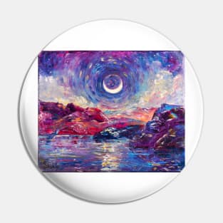 Costa Brava Nightscape Pin